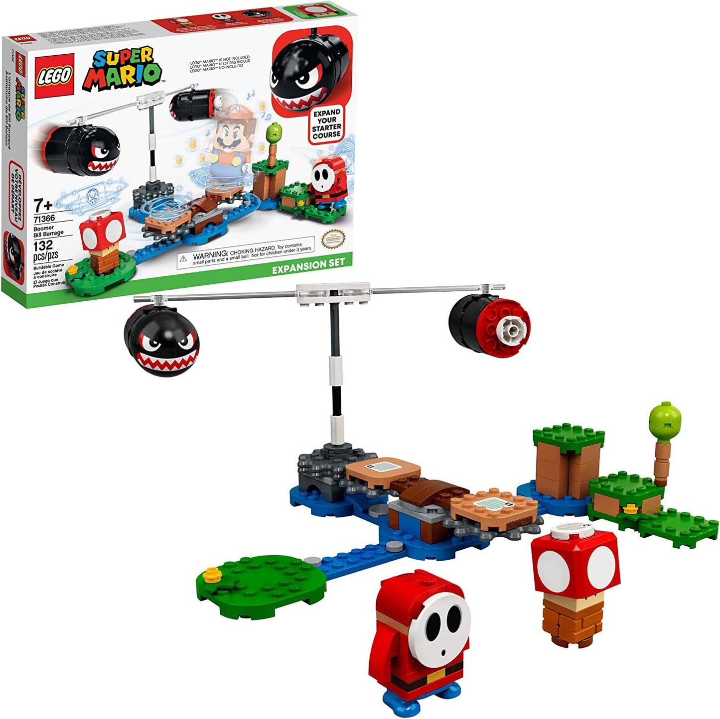LEGO Super Mario Boomer Bill Barrage Expansion Set 71366 – Fast-Paced Action for Your Starter Course