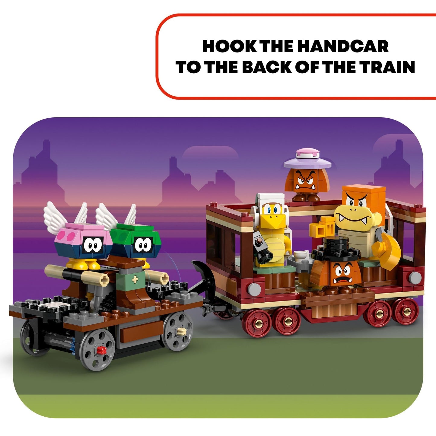 LEGO Super Mario Bowser Express Train 71437 – 1,392-Piece Building Set (Ages 9+)