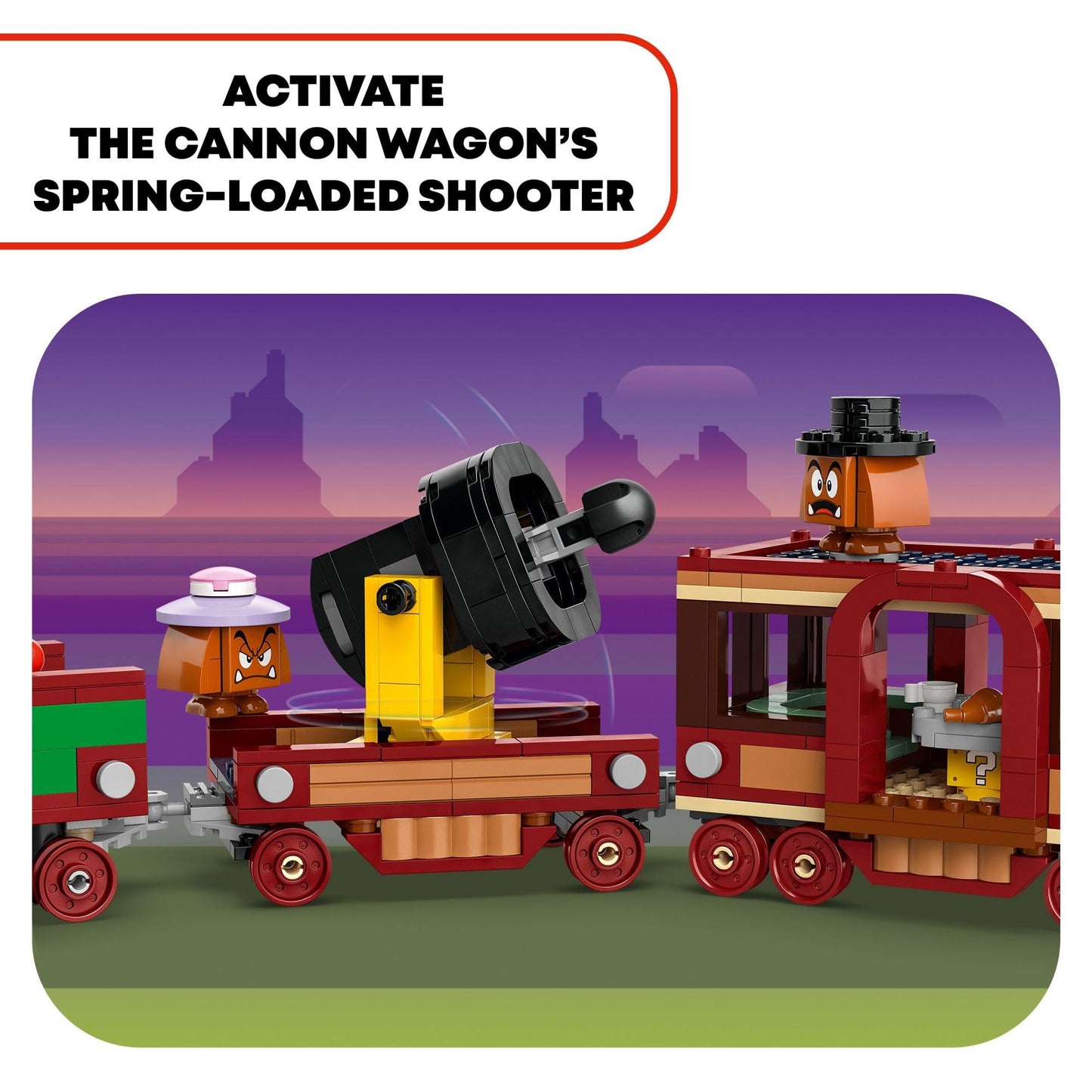 LEGO Super Mario Bowser Express Train 71437 – 1,392-Piece Building Set (Ages 9+)