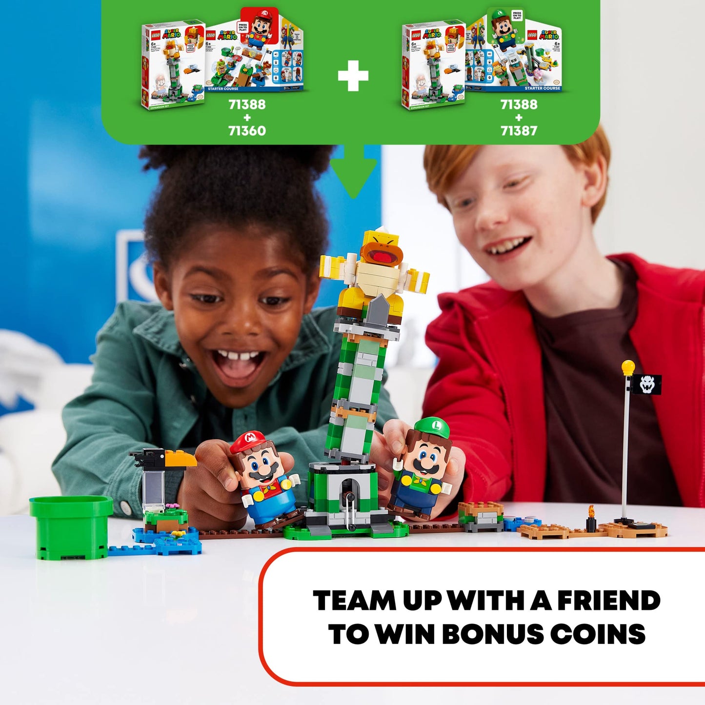 LEGO Super Mario Boss Sumo Bro Topple Tower Expansion Set 71388 – 231 Pieces, Multicolor