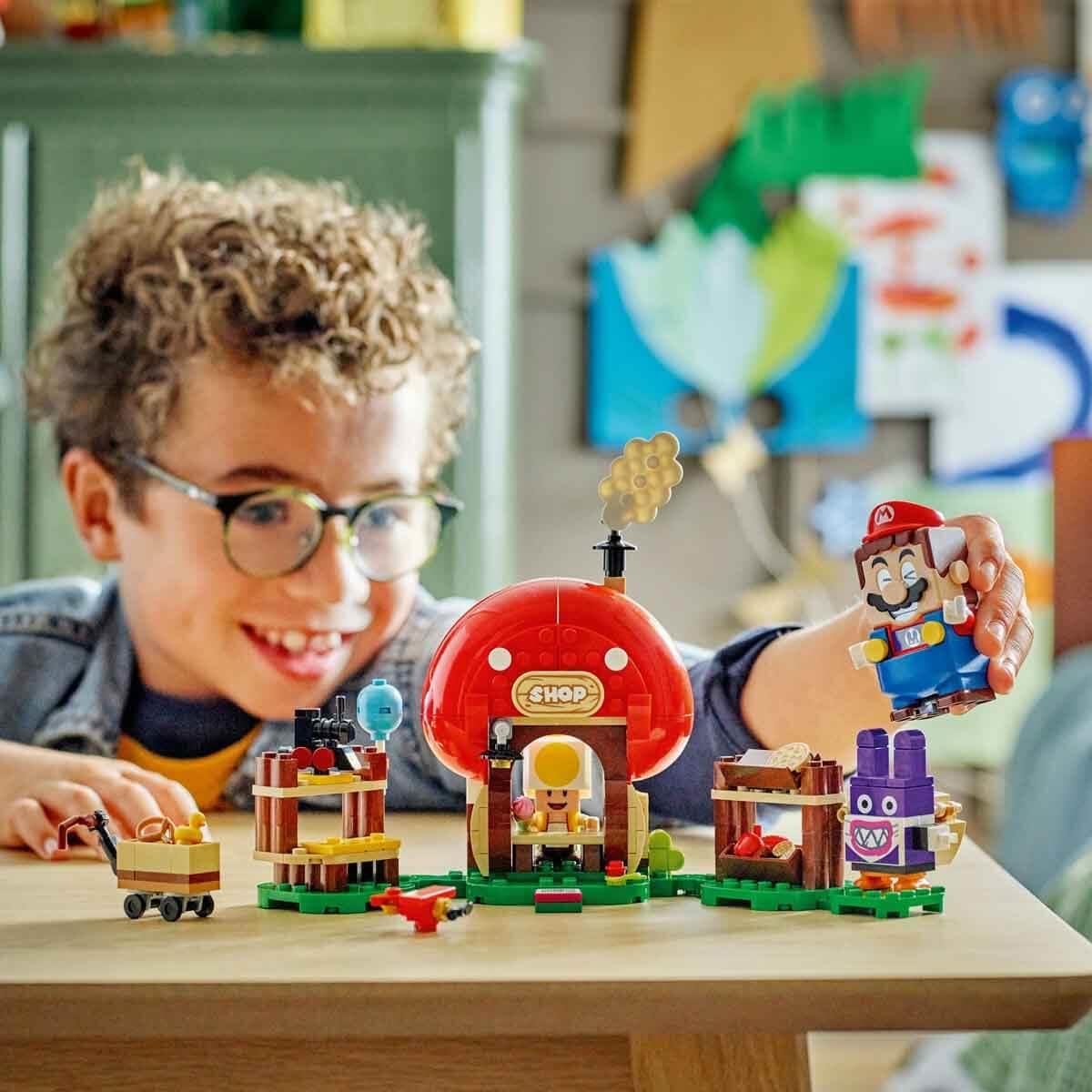 LEGO Super Mario Carottin & Toad Shop Expansion Set (71429) – 230 Pieces