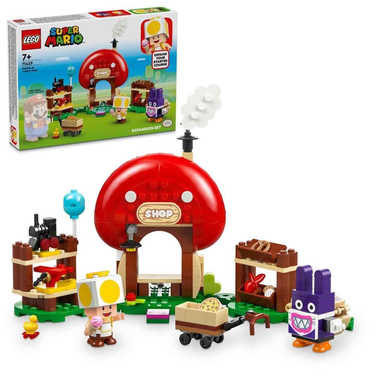 LEGO Super Mario Carottin & Toad Shop Expansion Set (71429) – 230 Pieces