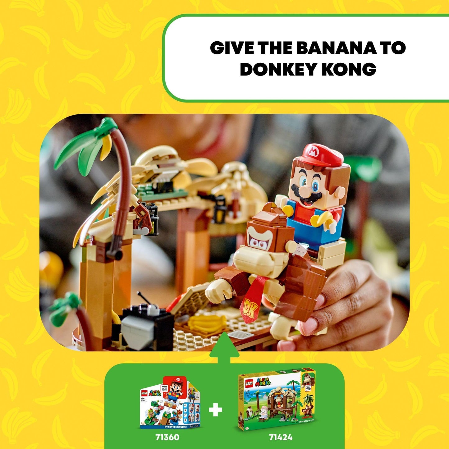 LEGO Super Mario Donkey Kong's Tree House Expansion Set (71424) – 555 Pieces
