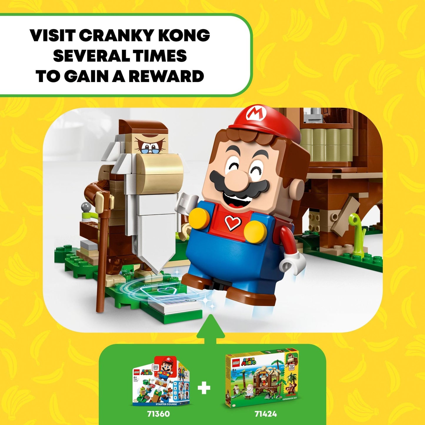 LEGO Super Mario Donkey Kong's Tree House Expansion Set (71424) – 555 Pieces