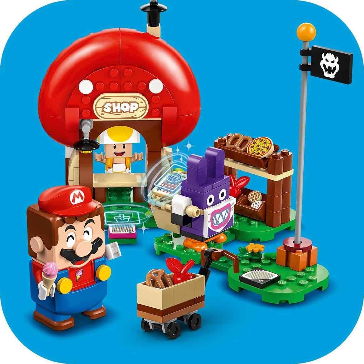 LEGO Super Mario Carottin & Toad Shop Expansion Set (71429) – 230 Pieces