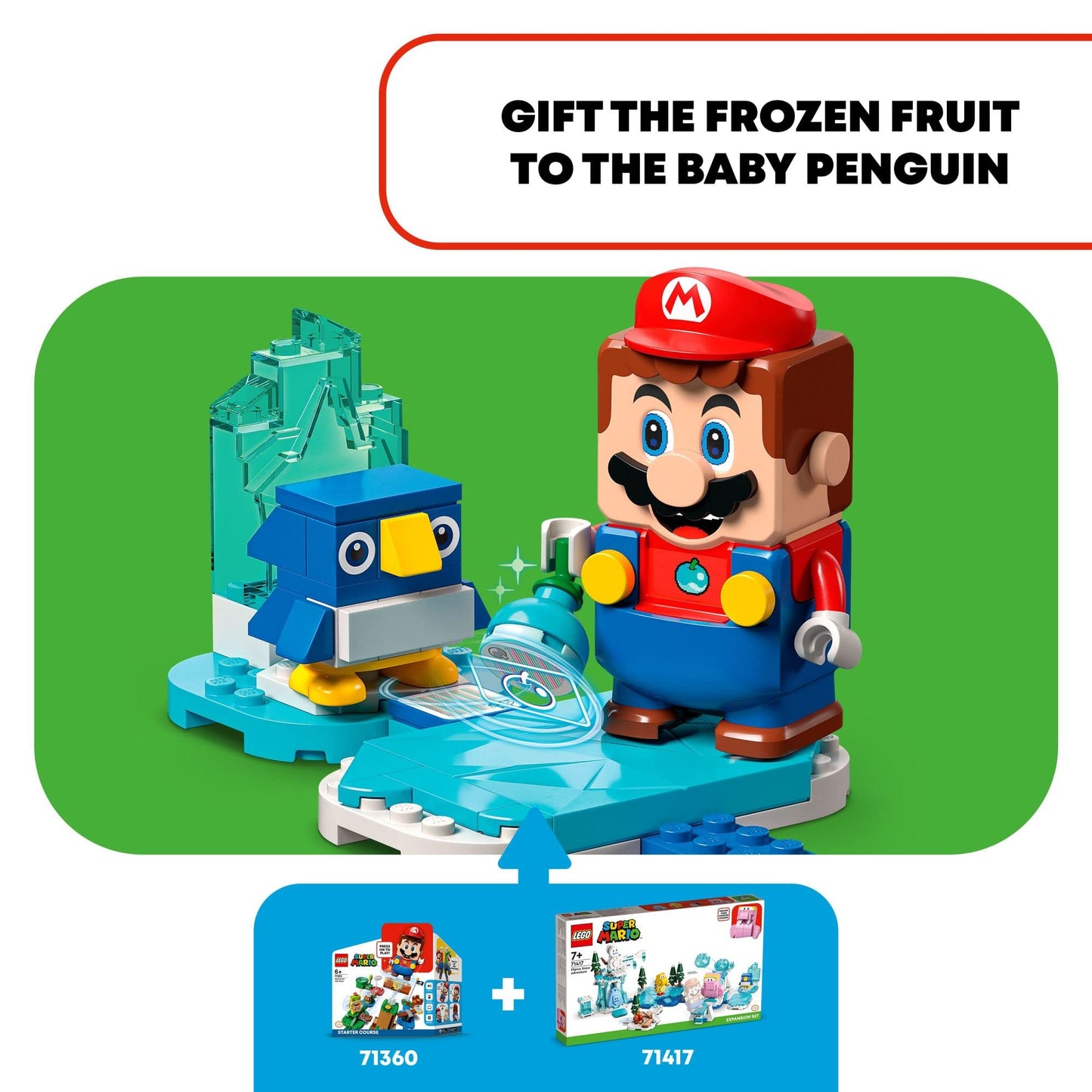 LEGO Super Mario Fliprus Snow Adventure Expansion Set 71417 – Ice Level Play (Starter Course Required)