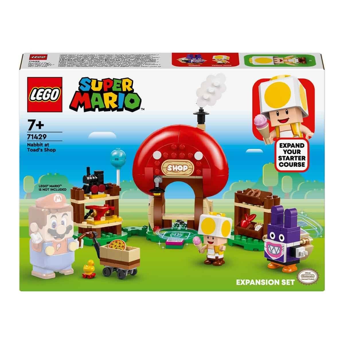 LEGO Super Mario Carottin & Toad Shop Expansion Set (71429) – 230 Pieces