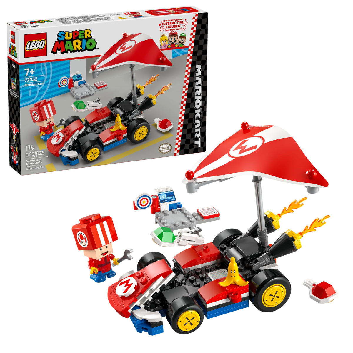 LEGO Super Mario Kart Standard Kit 72032 | Collectible Toy Building Set for Ages 7+