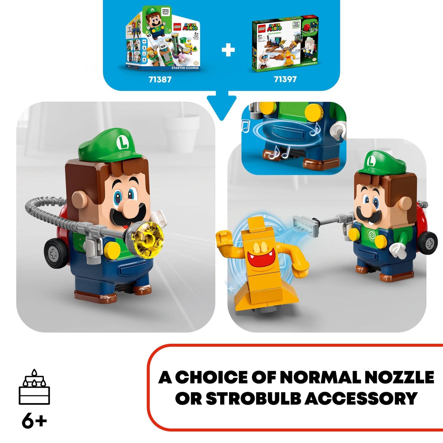 LEGO Super Mario Luigi’s Mansion Lab & Poltergust Expansion Set 71397 – 179 Pieces, Ages 6+