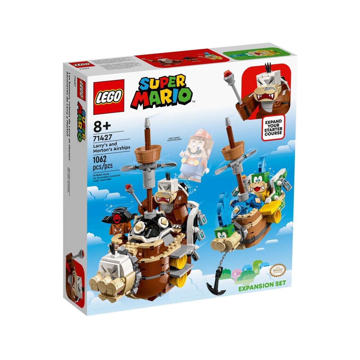 Lego Super Mario 71427 Larry and Morton Flying Fortresses Expansion Set – Character Toy