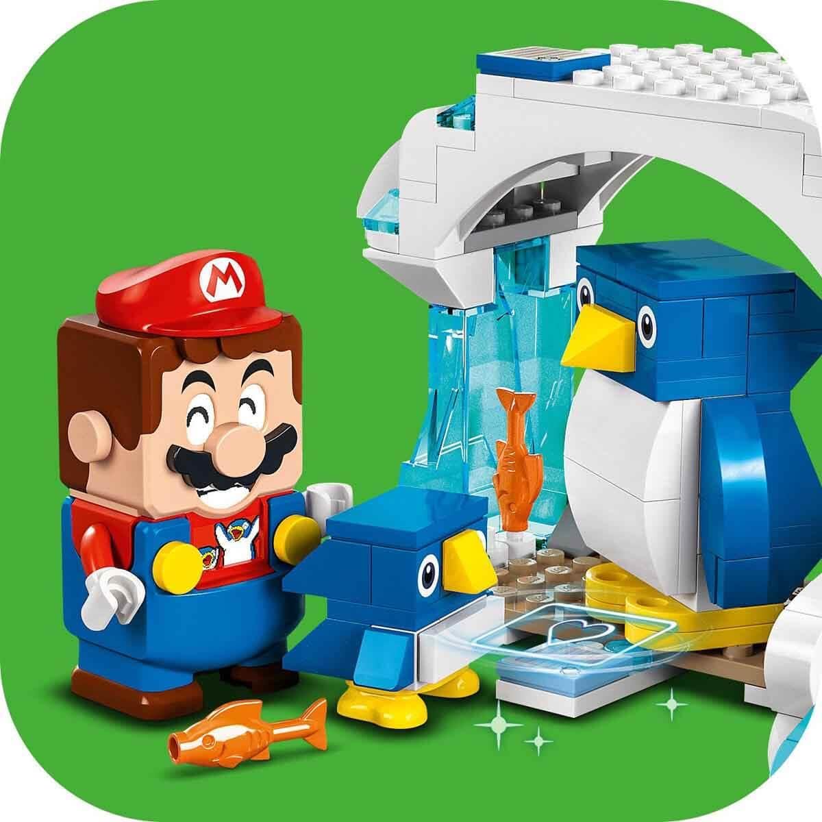 LEGO Super Mario Penguin Family Snow Adventure Expansion Set 71430 | Interactive Goomba & Penguin Figures
