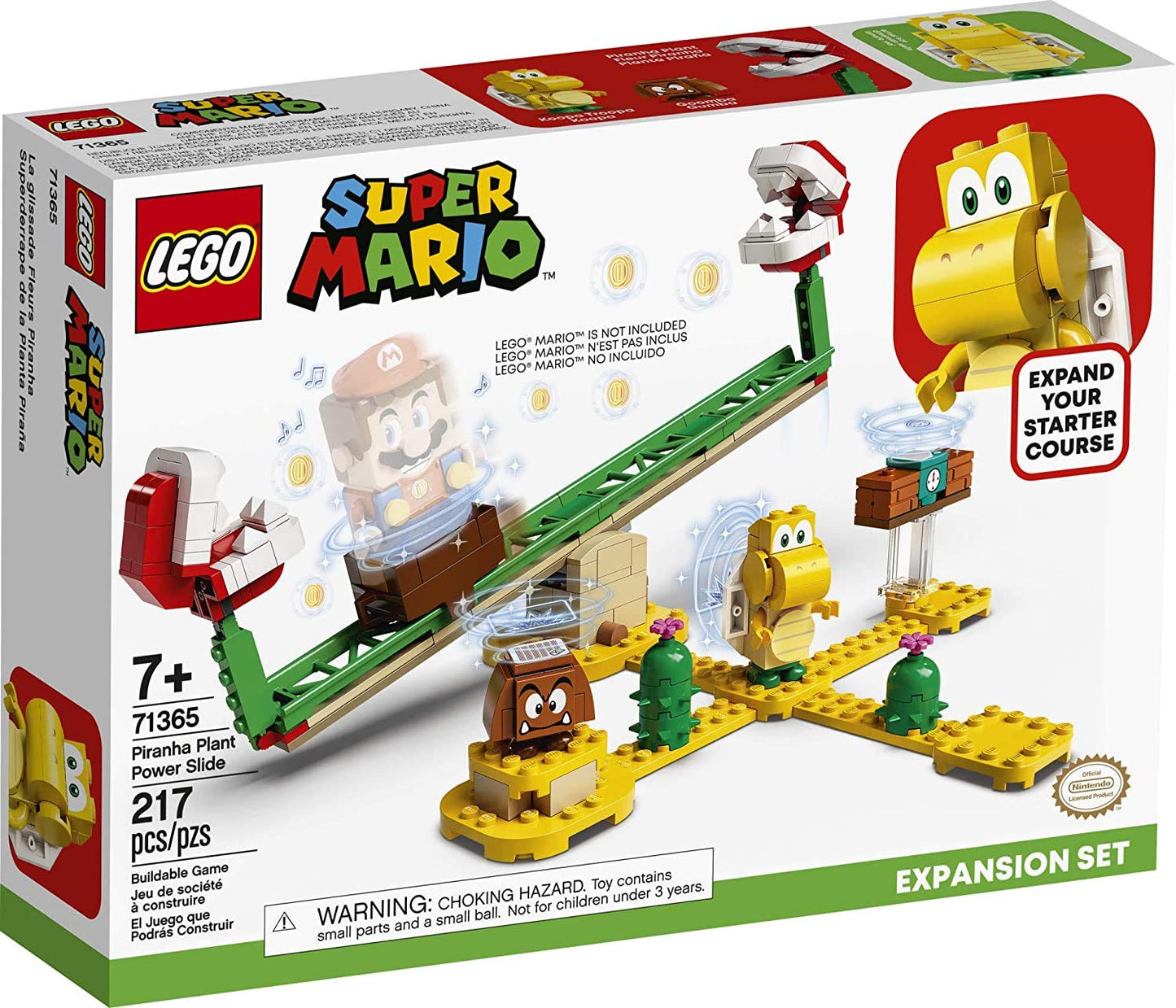 LEGO Super Mario Piranha Plant Power Slide Expansion Set 71365 – 217 Pieces
