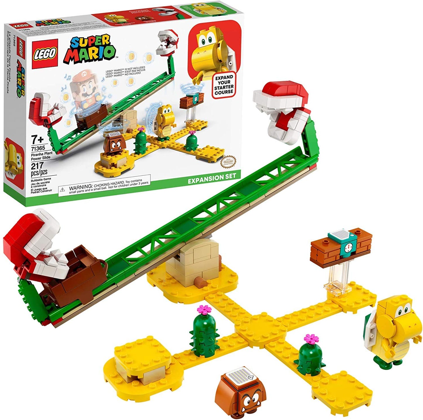 LEGO Super Mario Piranha Plant Power Slide Expansion Set 71365 – 217 Pieces