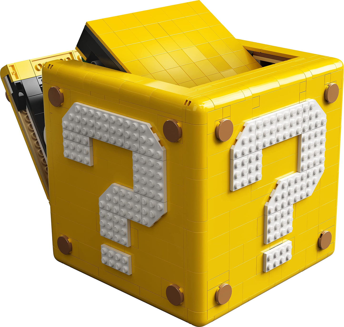 LEGO Super Mario Question Block from Super Mario 64 – 2,064-Piece Collectible Set with 10 Microfigures