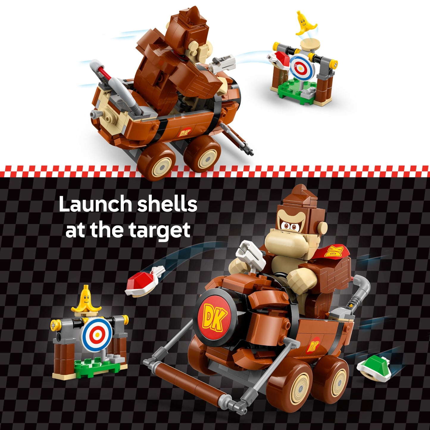 LEGO Super Mario Kart Donkey Kong & DK Jumbo 72033 | Collectible Toy Building Set