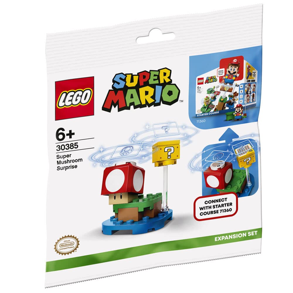LEGO Super Mario Super Mushroom Surprise Expansion Set (18 Count) – 30385