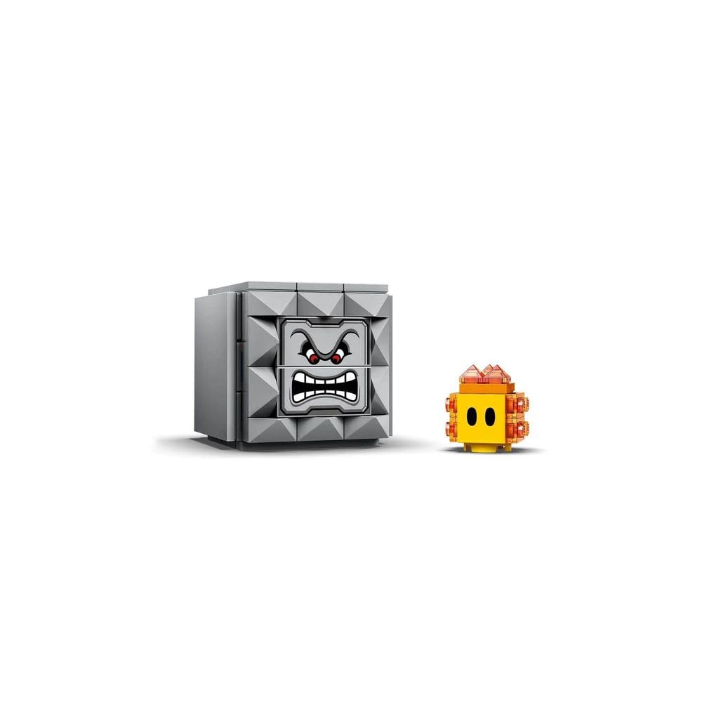 LEGO Super Mario Thwomp Drop Expansion Set 71376 – Expand Your Starter Course (393 Pieces)