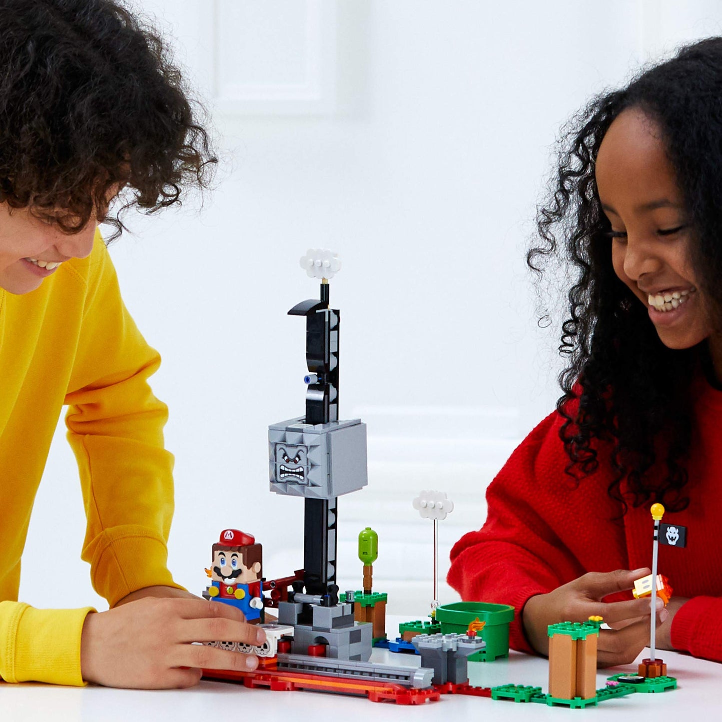 LEGO Super Mario Thwomp Drop Expansion Set 71376 – Expand Your Starter Course (393 Pieces)