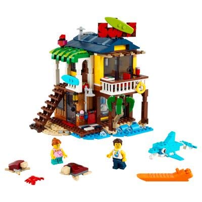 LEGO Creator 3in1 Surfer Beach House (31118) – 2 Minifigures & Dolphin