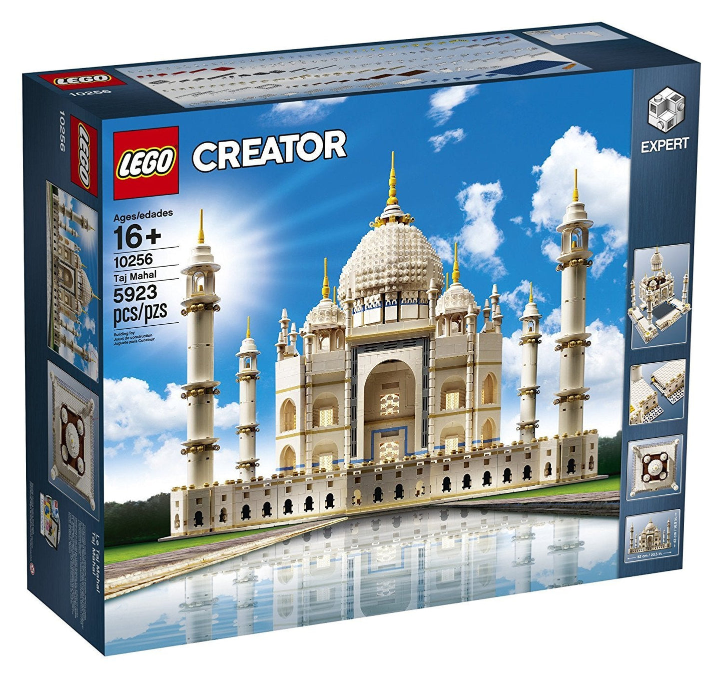LEGO Creator Expert Taj Mahal 10256 Building Kit – 5,923 Pieces for Adults