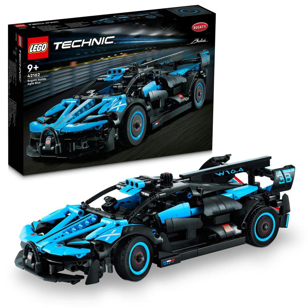 LEGO TECHNIC 42162 Bugatti Agile Blue – Advanced Build Kit for Display & Learning