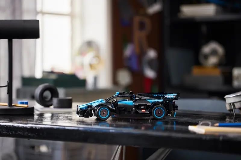 LEGO TECHNIC 42162 Bugatti Agile Blue – Advanced Build Kit for Display & Learning