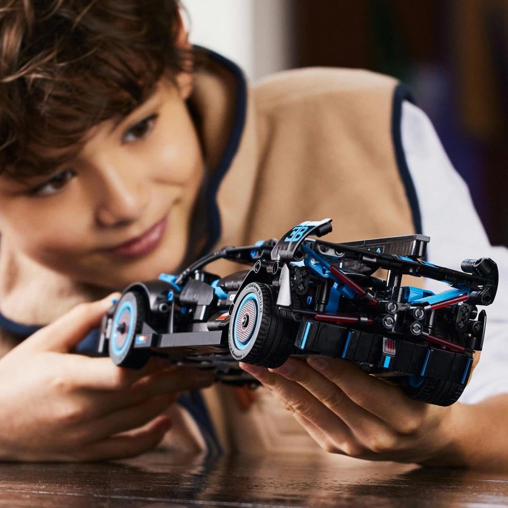 LEGO TECHNIC 42162 Bugatti Agile Blue – Advanced Build Kit for Display & Learning