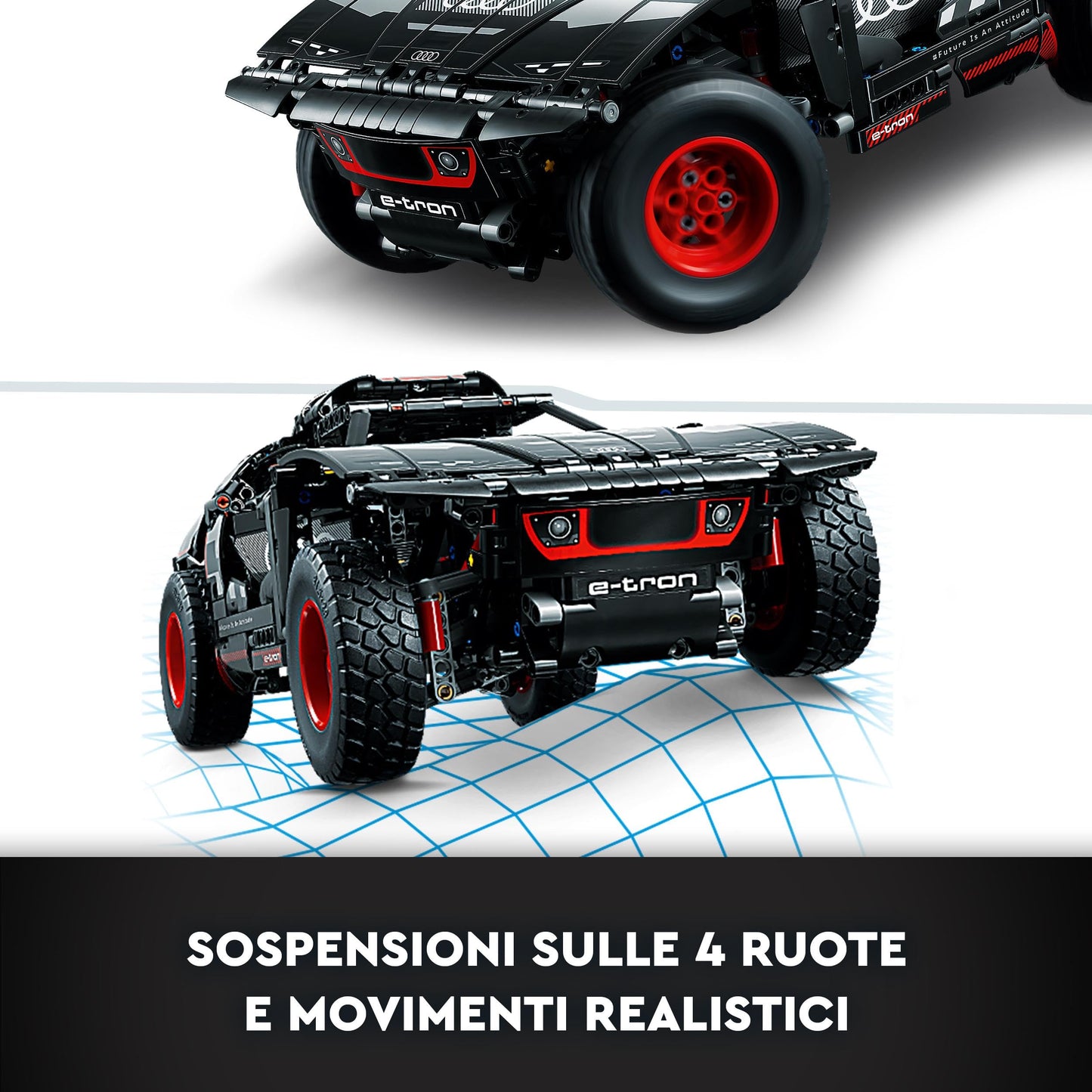LEGO Technic Audi RS Q e-tron 42160 – Remote-Controlled Racer for Ages 10+