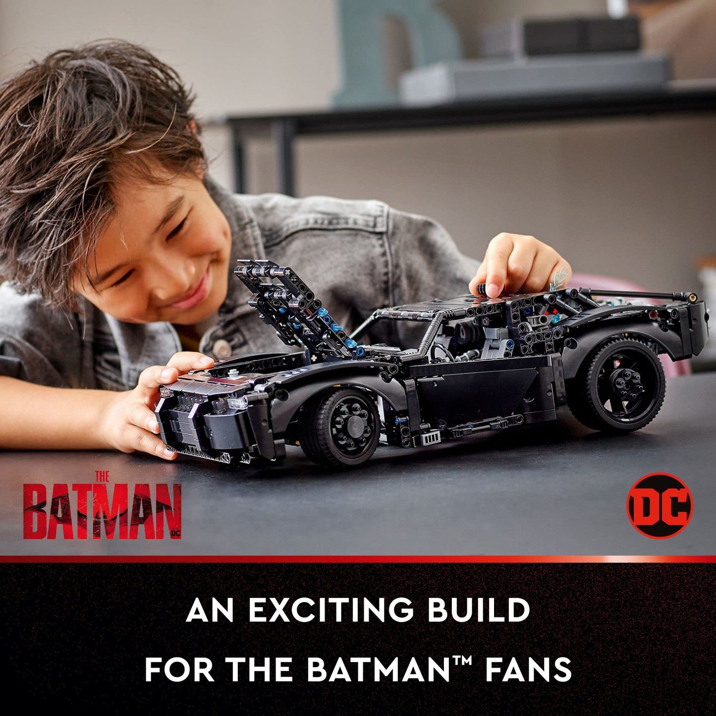 LEGO Technic Batmobile 42127 – Batman Movie-Style Model Car with Light Bricks