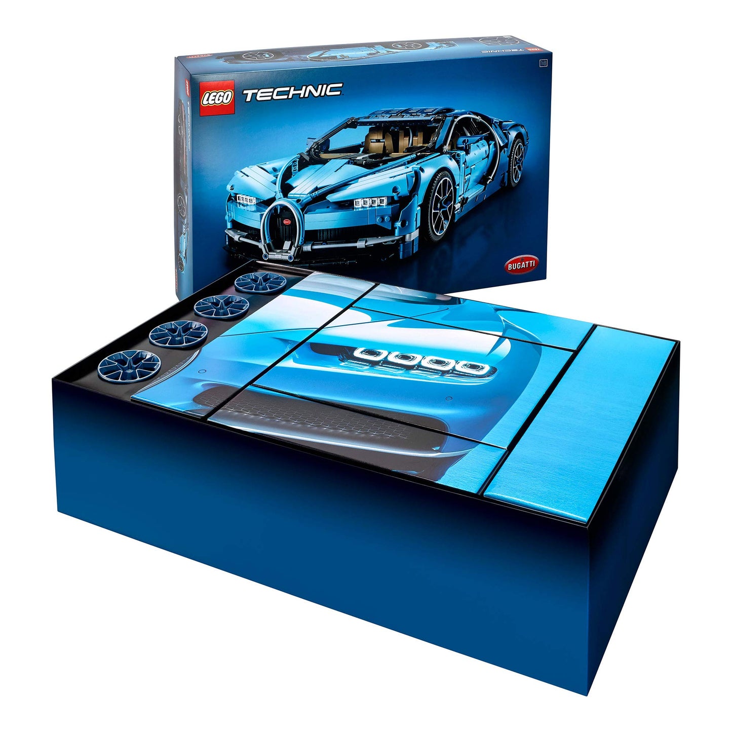 LEGO Technic Bugatti Chiron 42083 – 3599-Piece 1:8 Scale Model with W16 Engine