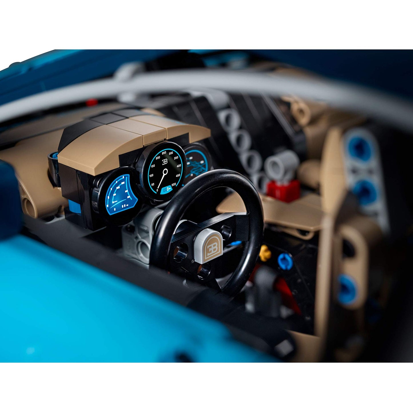 LEGO Technic Bugatti Chiron 42083 – 3599-Piece 1:8 Scale Model with W16 Engine