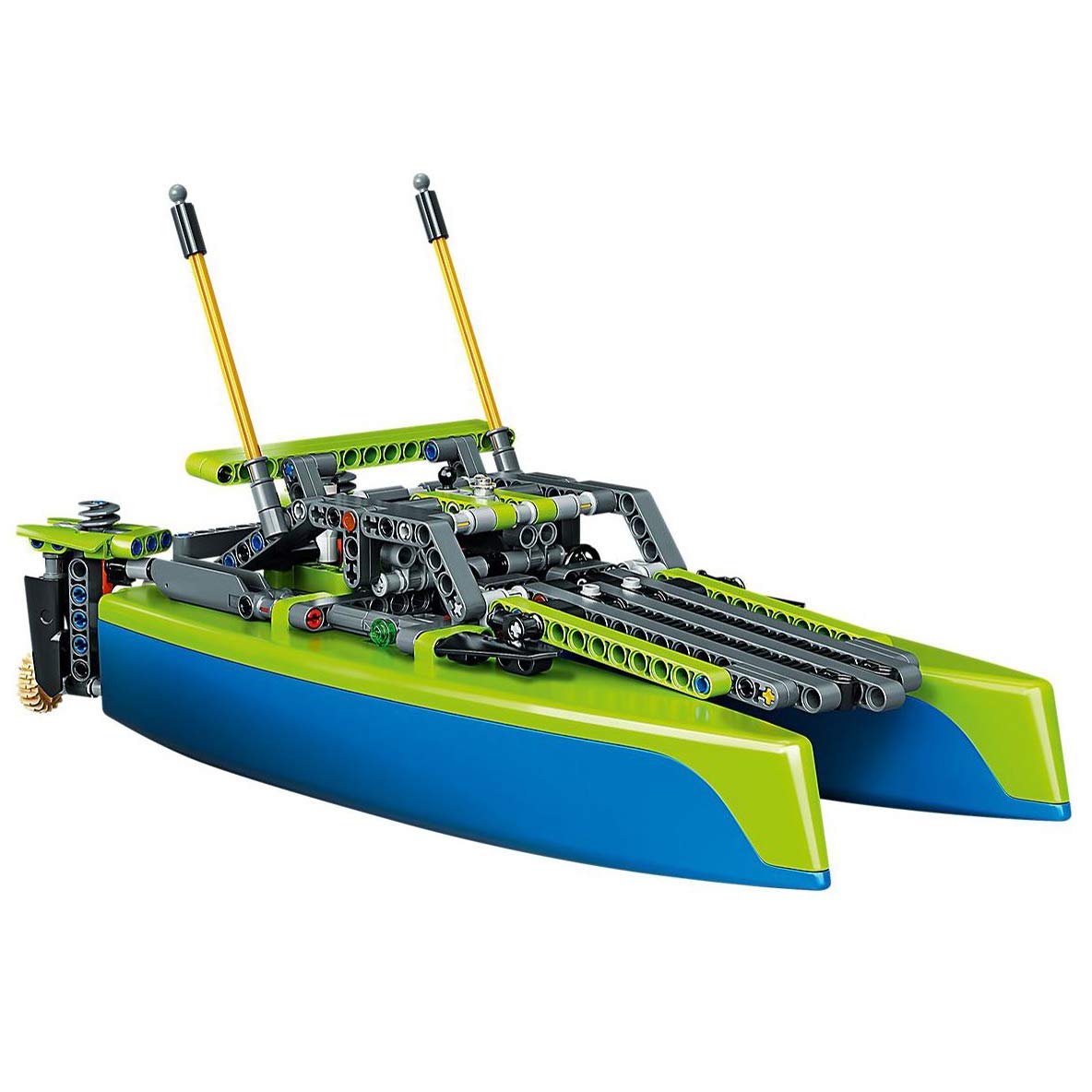 LEGO Technic Catamaran 42105 – Floating Sailboat Building Kit (404 Pieces)