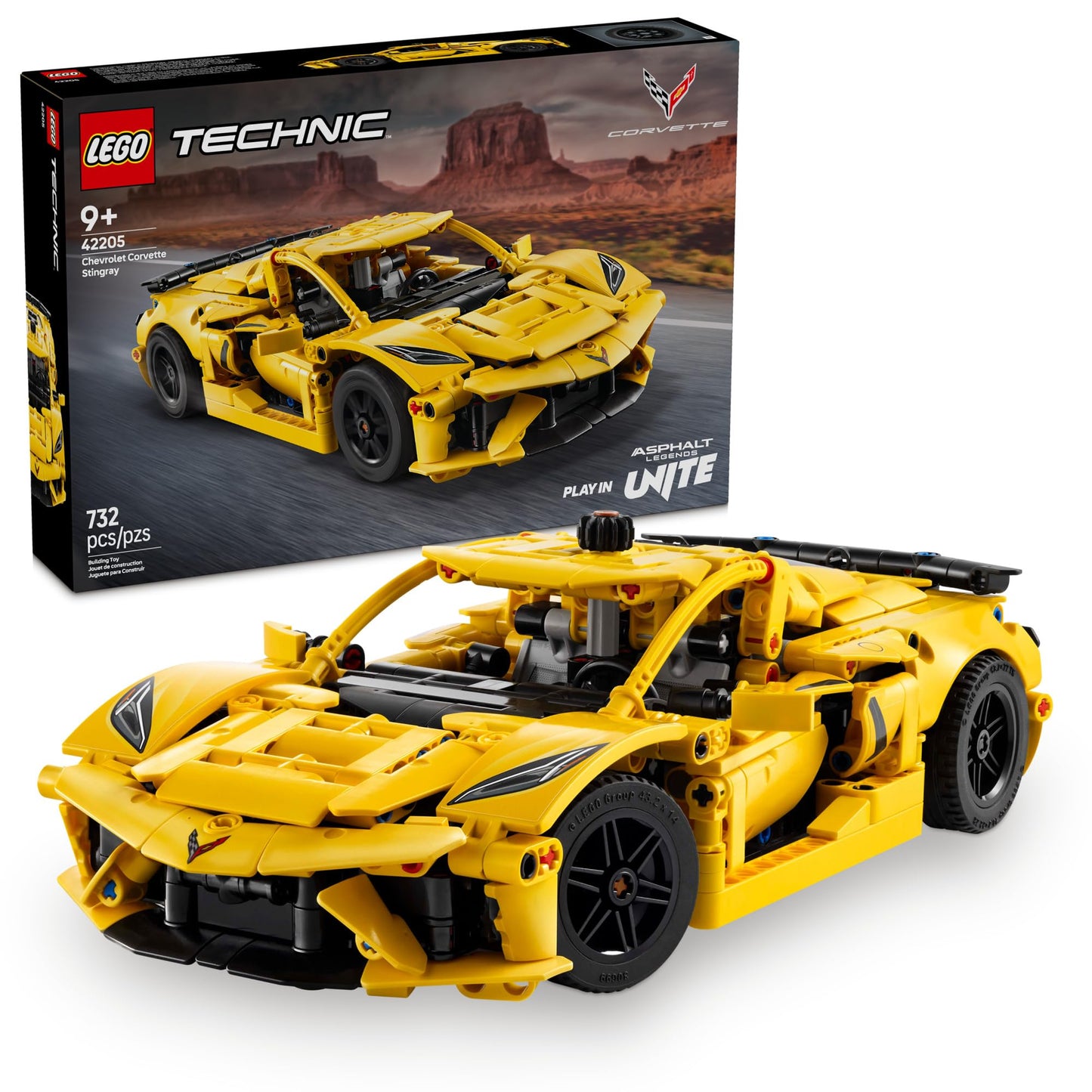 LEGO Technic Chevrolet Corvette Stingray 42205 – Build, Steer & Display