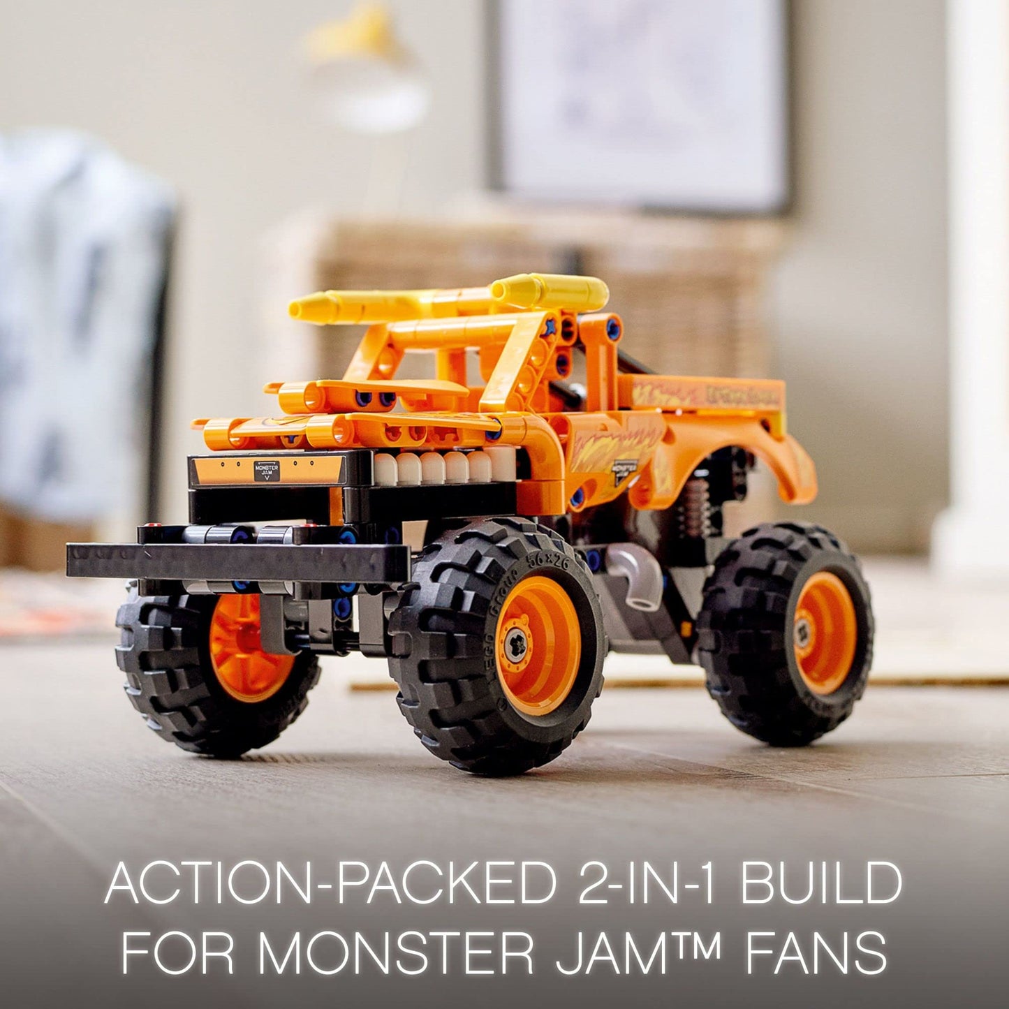 LEGO Technic Monster Jam El Toro Loco 42135 | 2-in-1 Pull-Back Truck to Off-Roader