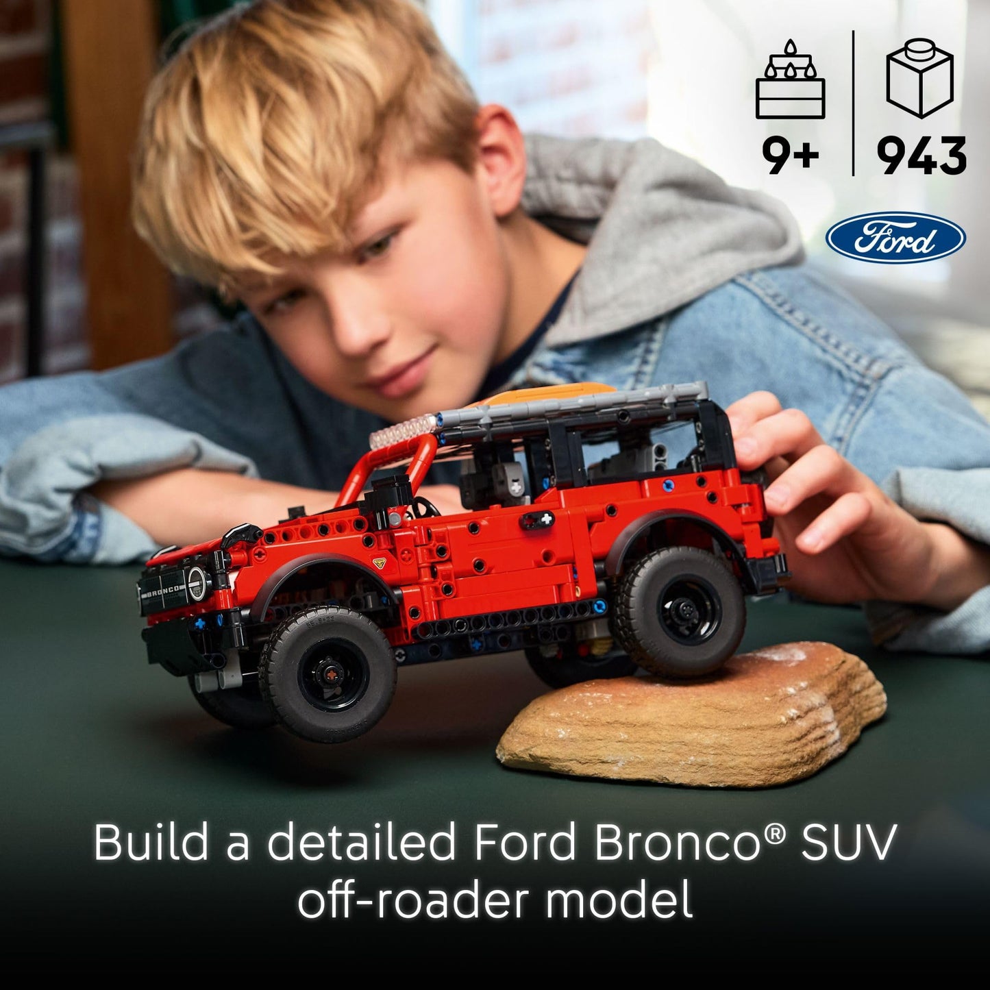 LEGO Technic Ford Bronco 42213 – Realistic Off-Road Model Car Kit for Ages 9+