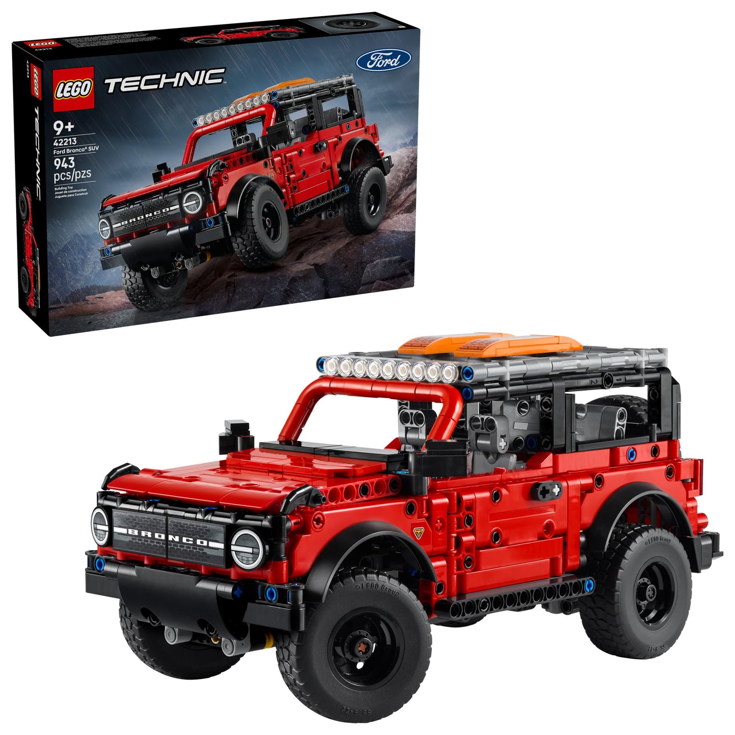 LEGO Technic Ford Bronco 42213 – Realistic Off-Road Model Car Kit for Ages 9+