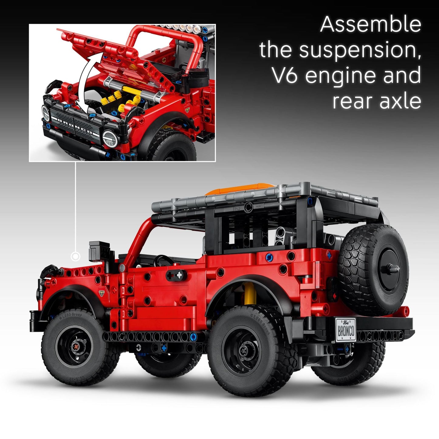 LEGO Technic Ford Bronco 42213 – Realistic Off-Road Model Car Kit for Ages 9+