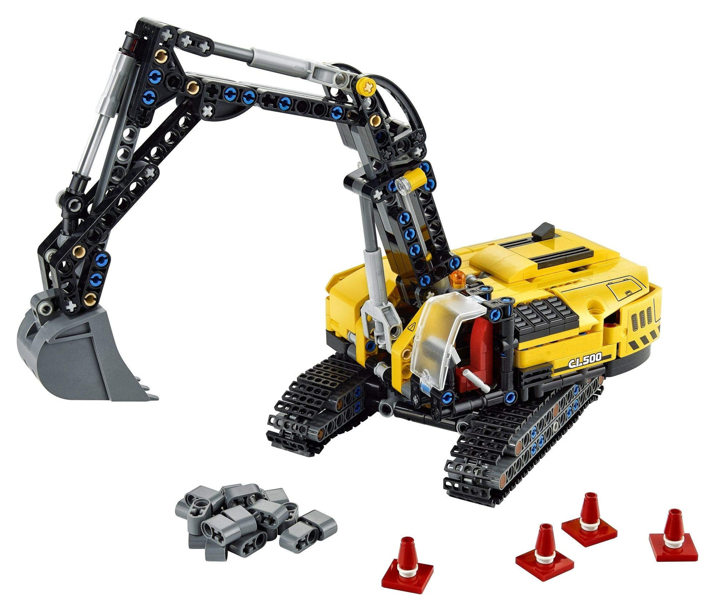 LEGO Technic Heavy-Duty Excavator 42121 – 2-in-1 Building Kit for Kids 8+ (569 Pieces)