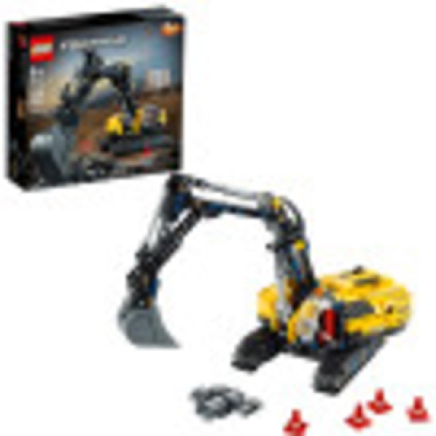 LEGO Technic Heavy-Duty Excavator 42121 – 2-in-1 Building Kit for Kids 8+ (569 Pieces)