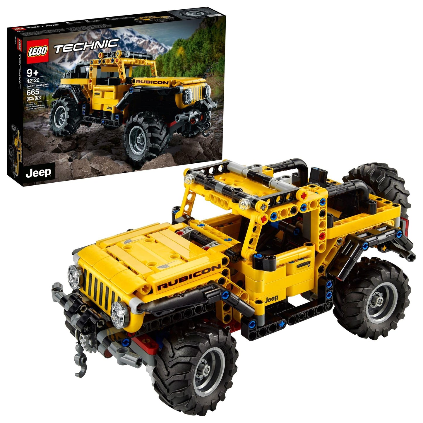 LEGO Technic Jeep Wrangler 42122 | 4x4 Off-Road Toy Car Building Kit