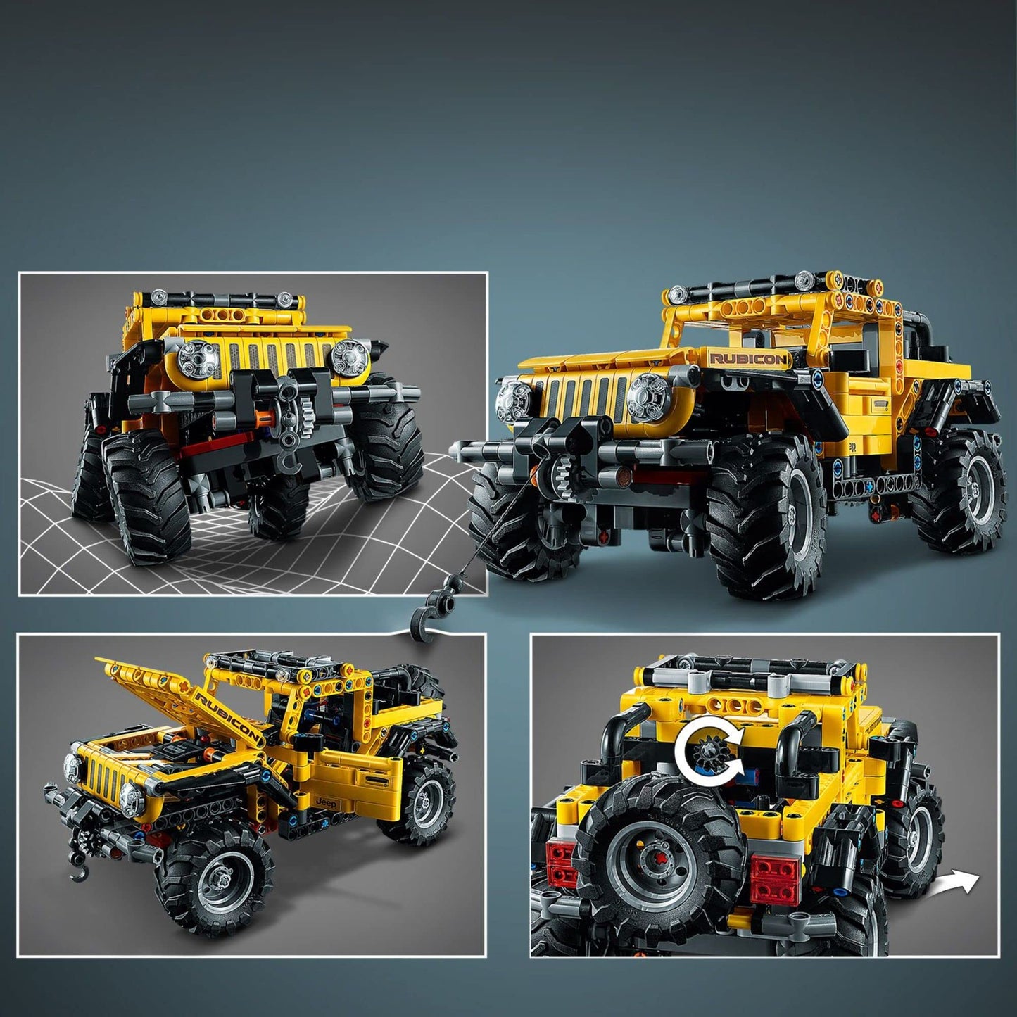 LEGO Technic Jeep Wrangler 42122 | 4x4 Off-Road Toy Car Building Kit