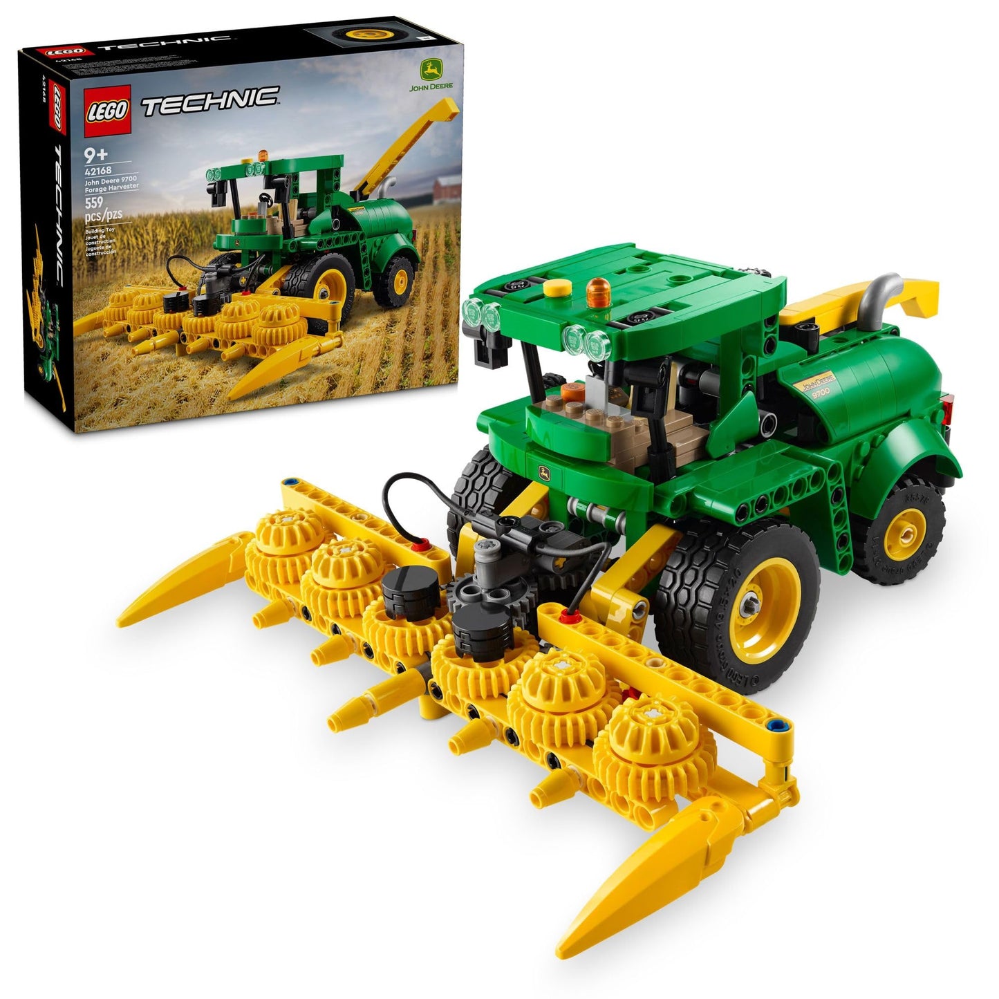 LEGO Technic John Deere 9700 Forage Harvester 42168 – Buildable Farm Toy for Ages 9+