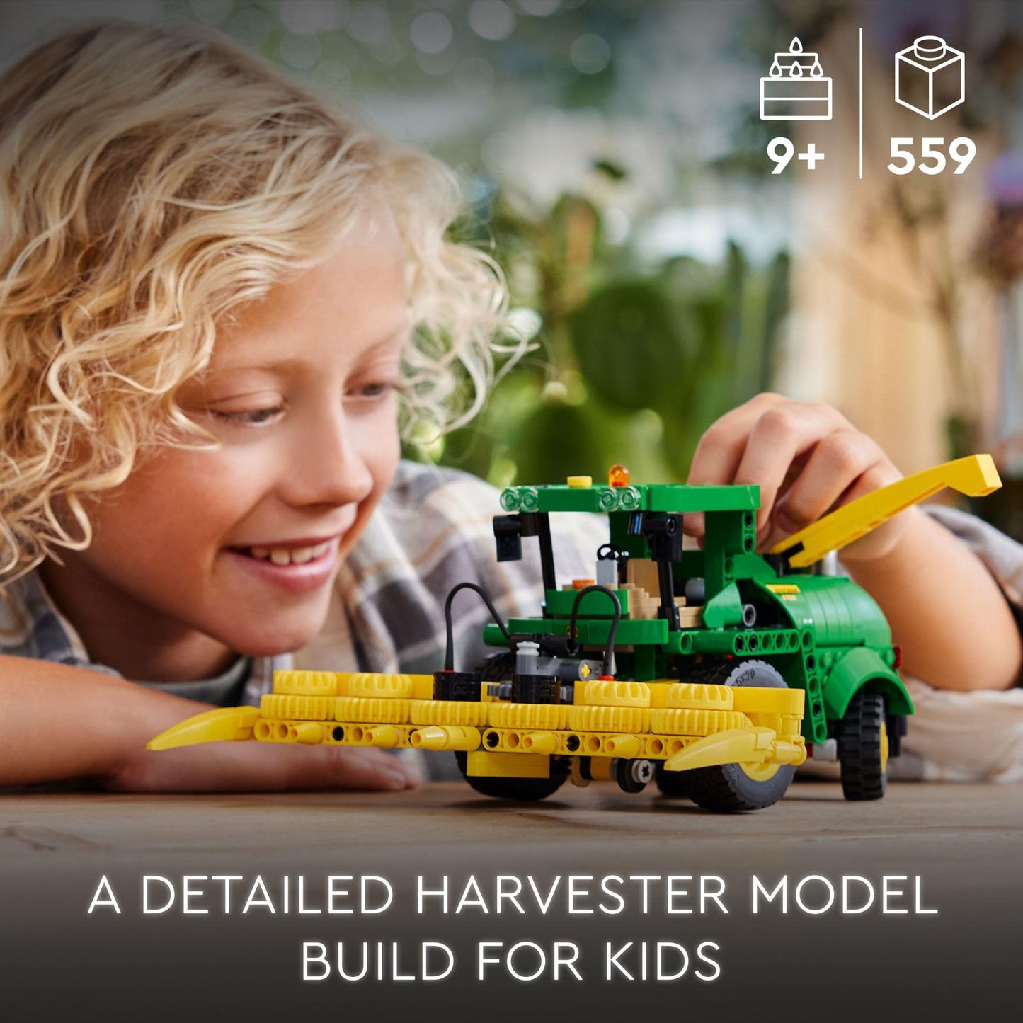 LEGO Technic John Deere 9700 Forage Harvester 42168 – Buildable Farm Toy for Ages 9+