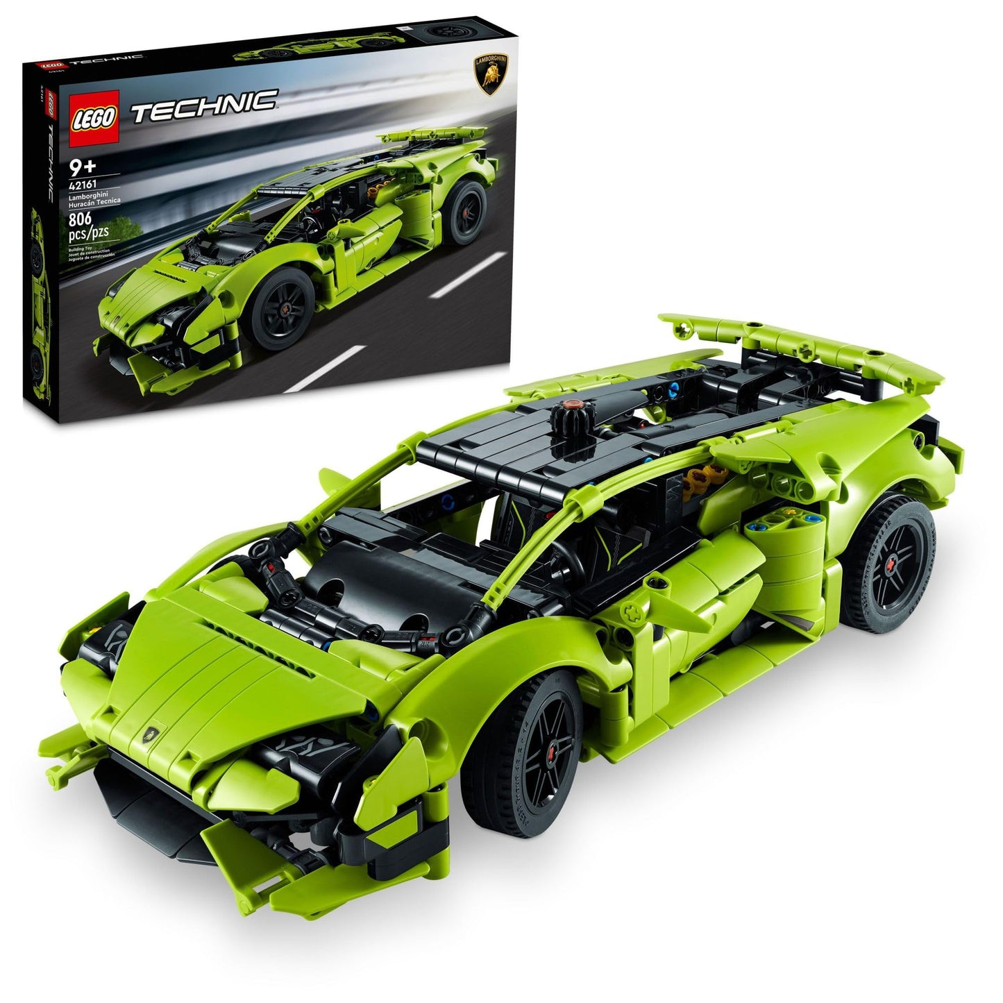 LEGO Technic Lamborghini Huracán Tecnica 42161 Buildable Sports Car Kit for Ages 9+