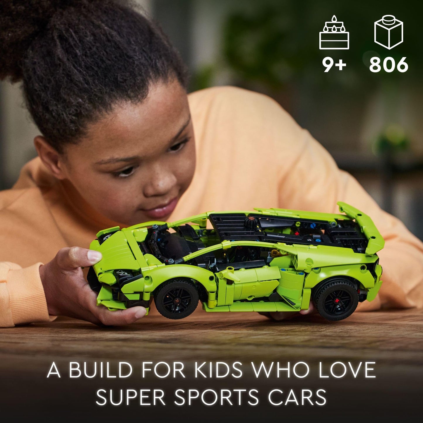 LEGO Technic Lamborghini Huracán Tecnica 42161 Buildable Sports Car Kit for Ages 9+