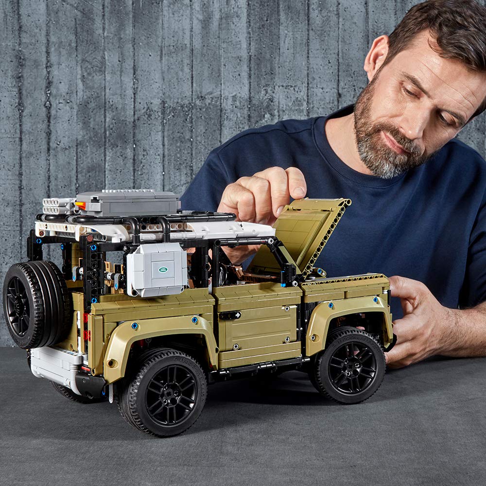 LEGO Technic Land Rover Defender 42110 Building Kit (2,573 Pieces) – Authentic, Display-Worthy Model