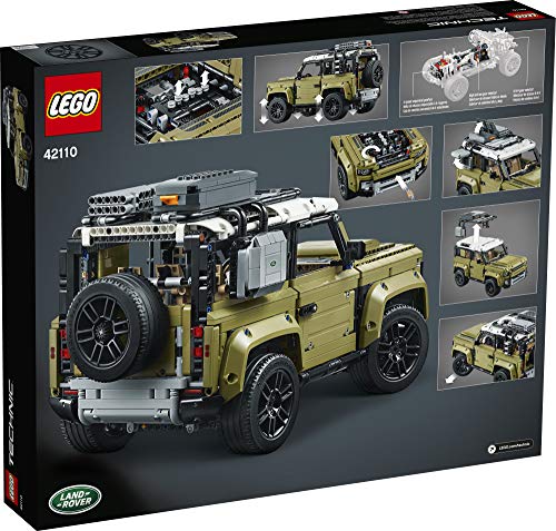 LEGO Technic Land Rover Defender 42110 Building Kit (2,573 Pieces) – Authentic, Display-Worthy Model