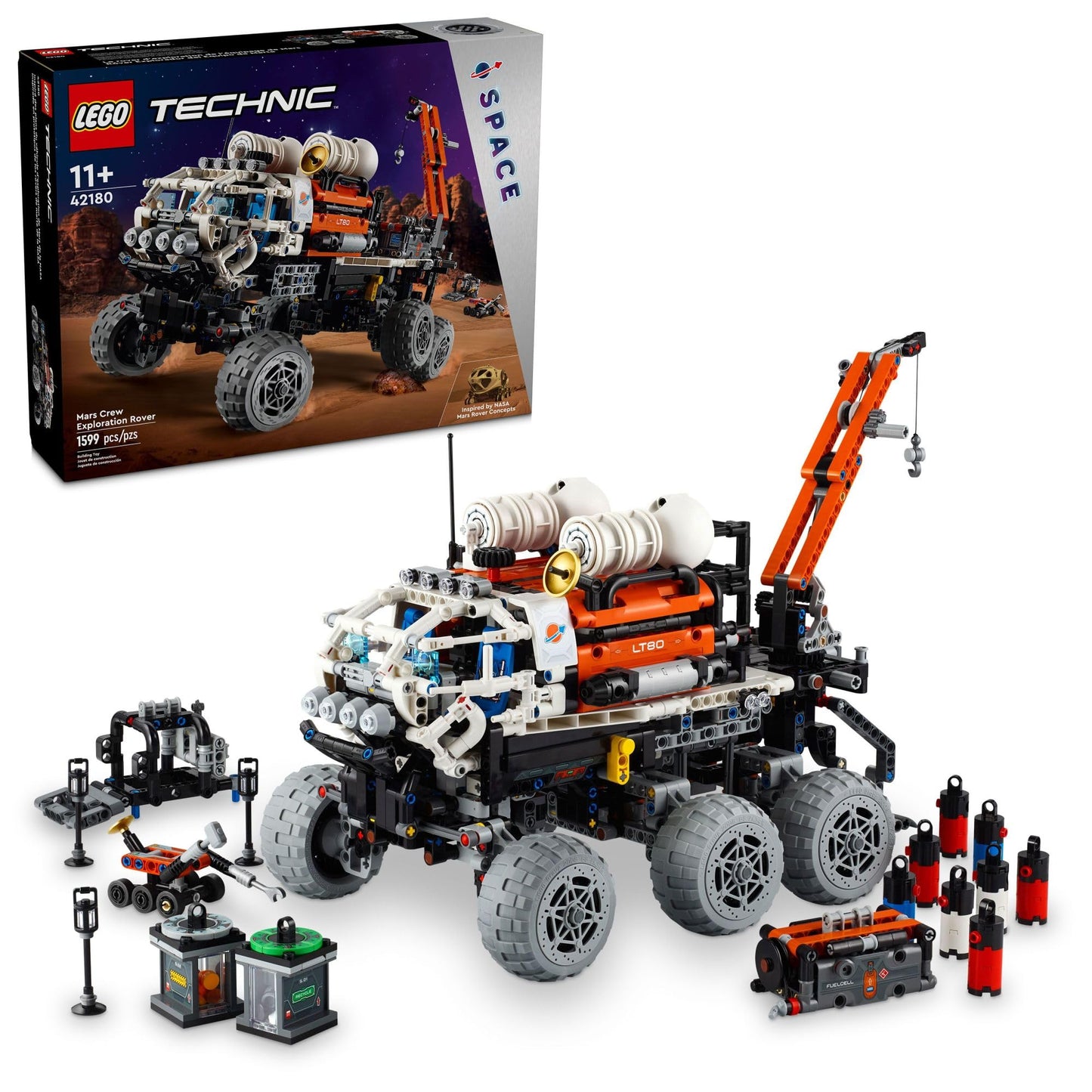 LEGO Technic Mars Crew Exploration Rover 42180 – Build & Display Space Toy for Ages 11+