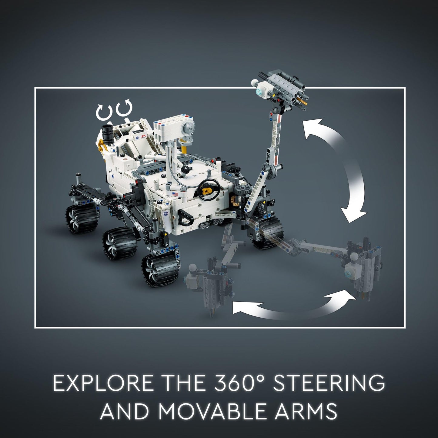 LEGO Technic NASA Mars Rover Perseverance 42158 with AR App – 1132-Piece Build