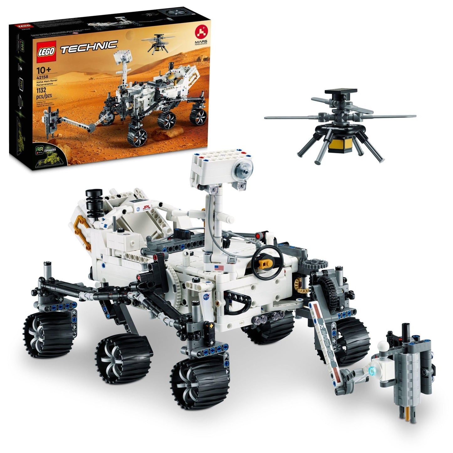 LEGO Technic NASA Mars Rover Perseverance (42158) – Advanced STEM Building Kit for Ages 10+